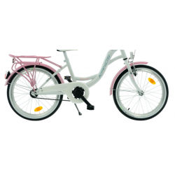 Rower dziecięcy KANDS DIANA FALCON biały / różowy połysk