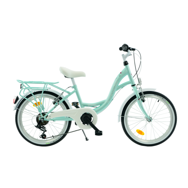 Rower dziecięcy KANDS DIANA 6 SPEED miętowy połysk