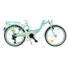 Rower dziecięcy KANDS DIANA 6 SPEED miętowy połysk