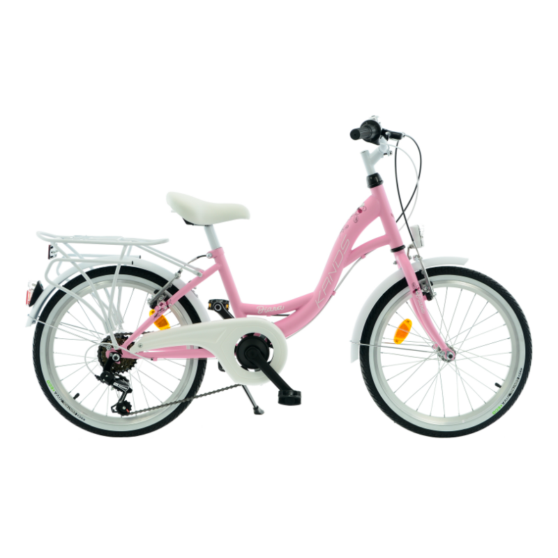 Rower dziecięcy KANDS DIANA 6 SPEED różowy mat