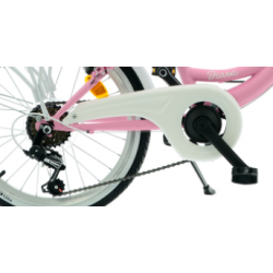 Rower dziecięcy KANDS DIANA 6 SPEED różowy mat