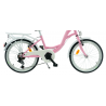Rower dziecięcy KANDS DIANA 6 SPEED różowy mat