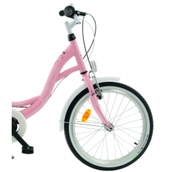 Rower dziecięcy KANDS DIANA 6 SPEED różowy mat