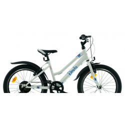 Rower dziecięcy KANDS DORIS biały / niebieski połysk 2024