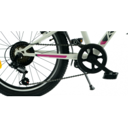 Rower dziecięcy KANDS SMART AM biały / różowy mat