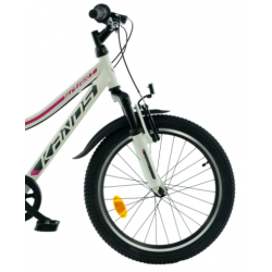 Rower dziecięcy KANDS SMART AM biały / różowy mat