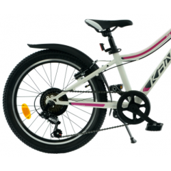 Rower dziecięcy KANDS SMART AM biały / różowy mat