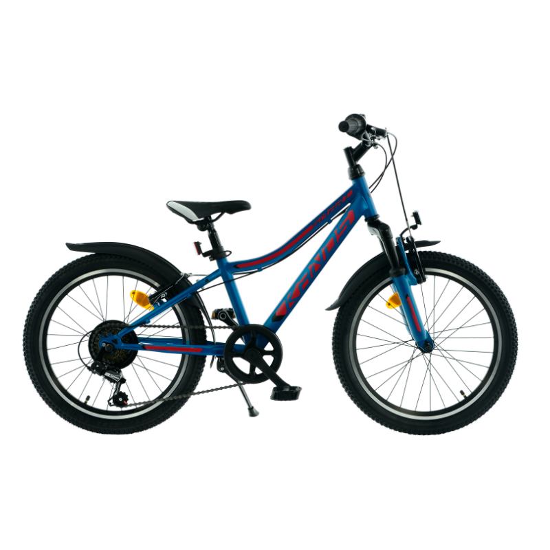 Rower dziecięcy KANDS SMART AM niebieski / czerwony mat 2024