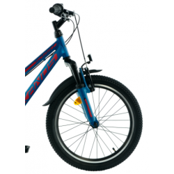 Rower dziecięcy KANDS SMART AM niebieski / czerwony mat 2024