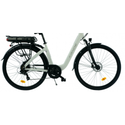 Rower elektryczny KANDS LA RIVA biały mat 10,4 ah