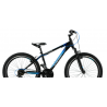 Rower młodzieżowy KANDS LORENZO czarny / niebieski mat 2023