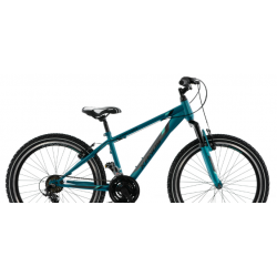 Rower młodzieżowy KANDS LORENZO turkusowy mat 2023