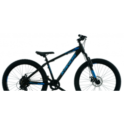 Rower młodzieżowy KANDS BATTLE czarny / niebieski mat 2024