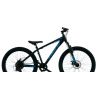 Rower młodzieżowy KANDS BATTLE czarny / niebieski mat 2024