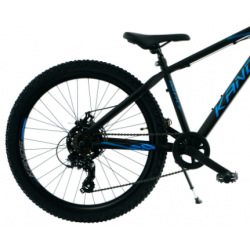 Rower młodzieżowy KANDS BATTLE czarny / niebieski mat 2024