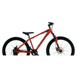 Rower młodzieżowy KANDS BATTLE czerwony mat