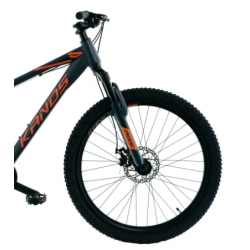 Rower młodzieżowy KANDS BATTLE grafitowy / pomarańczowy mat 2024