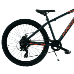 Rower młodzieżowy KANDS BATTLE grafitowy / pomarańczowy mat 2024