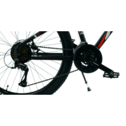 Rower młodzieżowy KANDS BATTLE czarny / czerwony mat 2024