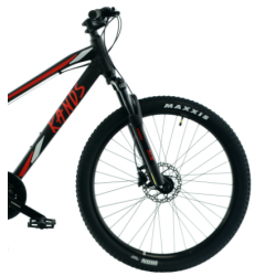 Rower młodzieżowy KANDS BATTLE czarny / czerwony mat 2024