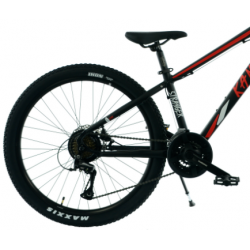 Rower młodzieżowy KANDS BATTLE czarny / czerwony mat 2024