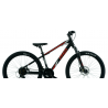 Rower młodzieżowy KANDS czarny / czerwony mat 2024
