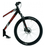 Rower młodzieżowy KANDS STRANGER czarny / czerwony mat 2024