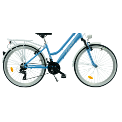 Rower miejski KANDS AURELIA błękitny mat 2024