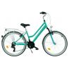 Rower miejski KANDS AURELIA miętowy połysk
