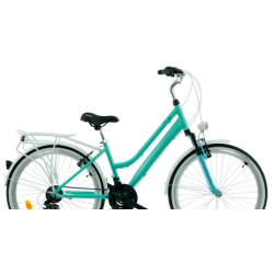 Rower miejski KANDS AURELIA miętowy połysk