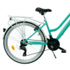 Rower miejski KANDS AURELIA miętowy połysk