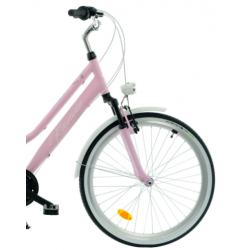 Rower miejski KANDS AURELIA różowy mat