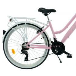 Rower miejski KANDS AURELIA różowy mat