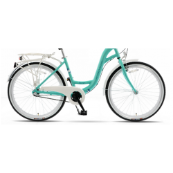 Rower miejski KANDS ESCAPE miętowy / biały mat 2024