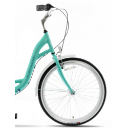 Rower miejski KANDS ESCAPE miętowy / biały mat 2024