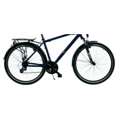 Rower trekkingowy KANDS STV-900 granatowy / żółty mat