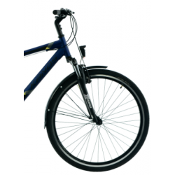 Rower trekkingowy KANDS STV-900 granatowy / żółty mat