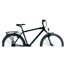 Rower trekkingowy KANDS STV-900 czarny / niebieski mat