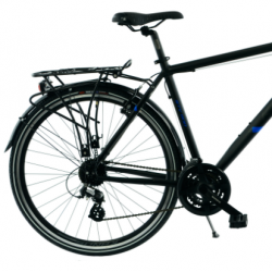 Rower trekkingowy KANDS STV-900 czarny / niebieski mat