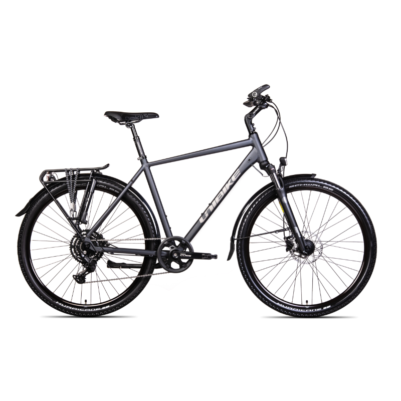 Rower trekkingowy UNIBIKE Explorer GTS szary 2024