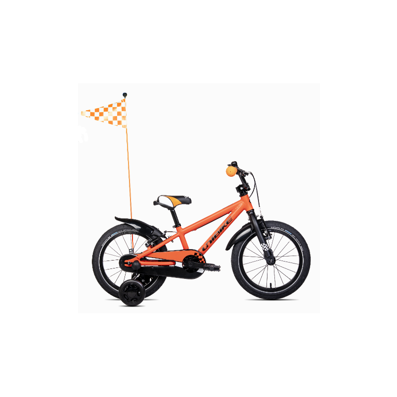 Rower dziecięcy UNIBIKE Viking pomarańczowy / czarny 2024