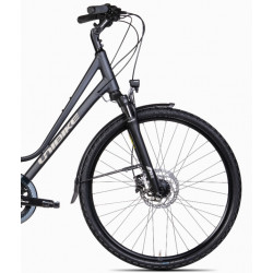 Rower trekkingowy UNIBIKE Voyager LDS tytanowy 2024