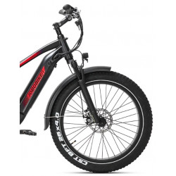 Rower elektryczny JOBOBIKE Apex 48V 14Ah (672 Wh) Czarny / Pomarańczowy 2024