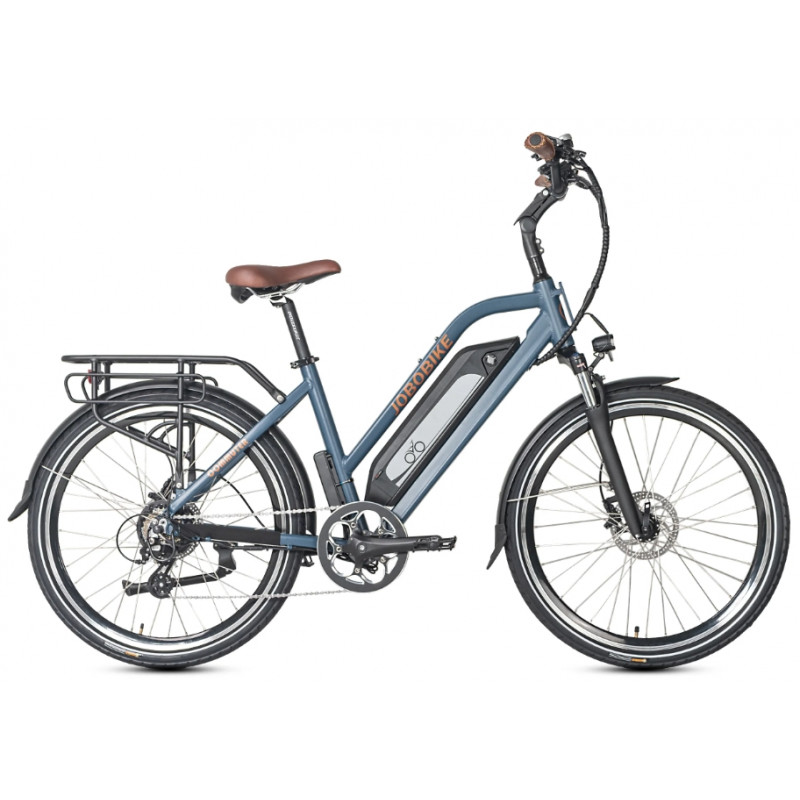 Rower elektryczny JOBOBIKE Commuter 36V 18.2Ah (655Wh) niebieski 2024