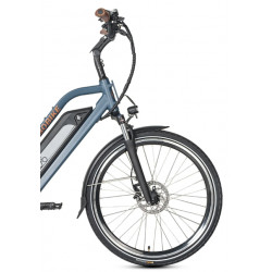 Rower elektryczny JOBOBIKE Commuter 36V 18.2Ah (655Wh) niebieski 2024