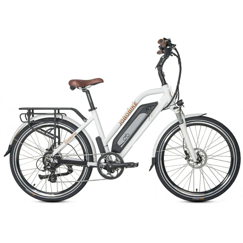 Rower elektryczny JOBOBIKE Commuter 36V 18.2Ah (655Wh) biały 2024