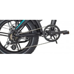 Rower elektryczny JOBOBIKE Eddy 48V 14Ah (672Wh) czarny 2024