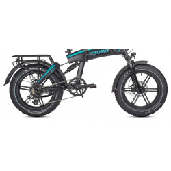 Rower elektryczny JOBOBIKE Eddy czarny 2024