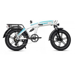 Rower elektryczny JOBOBIKE Eddy 48V 14Ah (672Wh) biały 2024