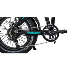 Rower elektryczny JOBOBIKE Eddy X 48V 13.5Ah (648Wh) czarny 2024